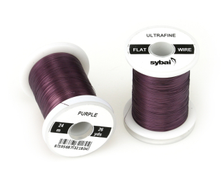 Barevný plochý drátek Flat Colour Wire - Purple