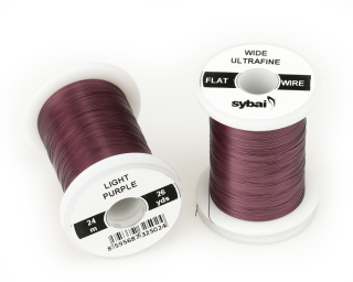 Barevný plochý drátek Flat Colour Wire - Light Purple