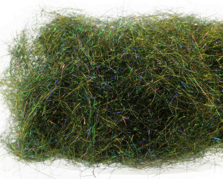 Sybai Peacock Dubbing - UV Dark Olive