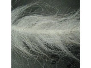 Hends Long Chenille - Bílá s hnědým efektem