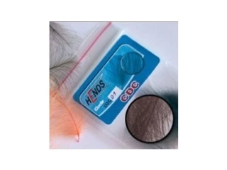 CDC peří Hends - přírodní šedá