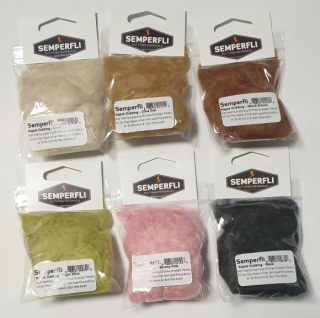 Kapok dubbing Semperfli - Black