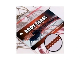 Hends Micro Body Glass Half Round - červená
