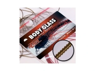 Hends Micro Body Glass Half Round - khaki hnědá
