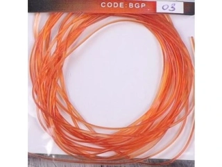 Hends Body Glass Half Round - okrová