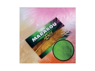 Marabou peří Hends - Chartreuse