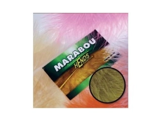Marabou peří Hends - Olivově Zelená