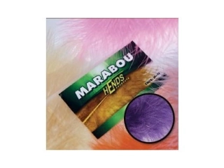Marabou peří Hends - Tmavě Fialovo Modrá