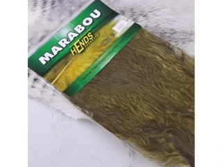 Marabou peří Hends - Tmavě Olivová