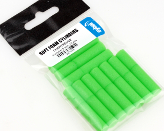 Soft Foam Cylinders Sybai (booby eyes) - Chartreuse