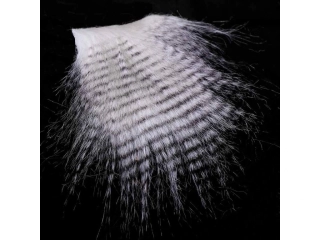 Grizzly Feathered Furabou Hends - Bílo černá