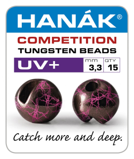 Tungstenové hlavičky Hanák Competition UV+ černá & růžová