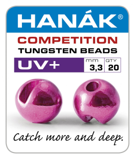 Tungstenové hlavičky Hanák Competition UV+ tmavě růžová
