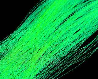 Krystal Flash Hair Sybai - Fluo žlutá perleťová
