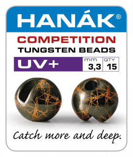 Tungstenové hlavičky Hanák Competition UV+ černá & oranžová