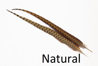 Ocasní pera z bažanta Veniard, 2 ks