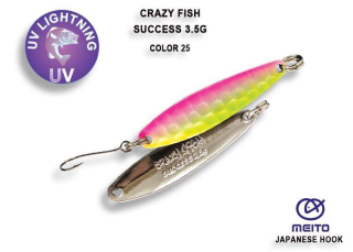 Plandavka Crazy Fish - SUCCESS 3.5g, barva 25 UV