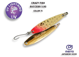 Plandavka Crazy Fish - SUCCESS 3.5g, barva 70 UV