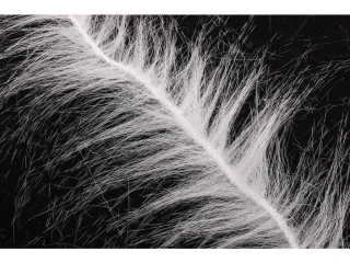 Šenylka Hends Long Chenille Feathered 9 cm - Bílo černá