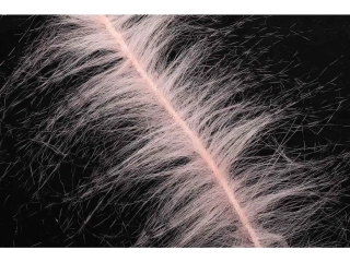 Šenylka Hends Long Chenille Feathered 9 cm - Lososovo černá