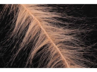 Šenylka Hends Long Chenille Feathered 9 cm - Světle hnědo černá