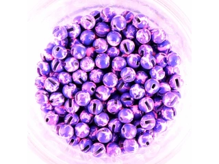 Tungstenová hlavička s drážkou Hends - MARBRE - BLACK / UV VIOLET PINK