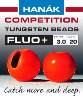Tungstenové hlavičky Hanák UV Fluo+ Červené