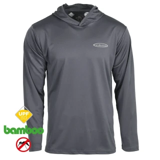 Triko s dlouhým rukávem Vision BAMBOO BUG & UV HOODIE - Ash